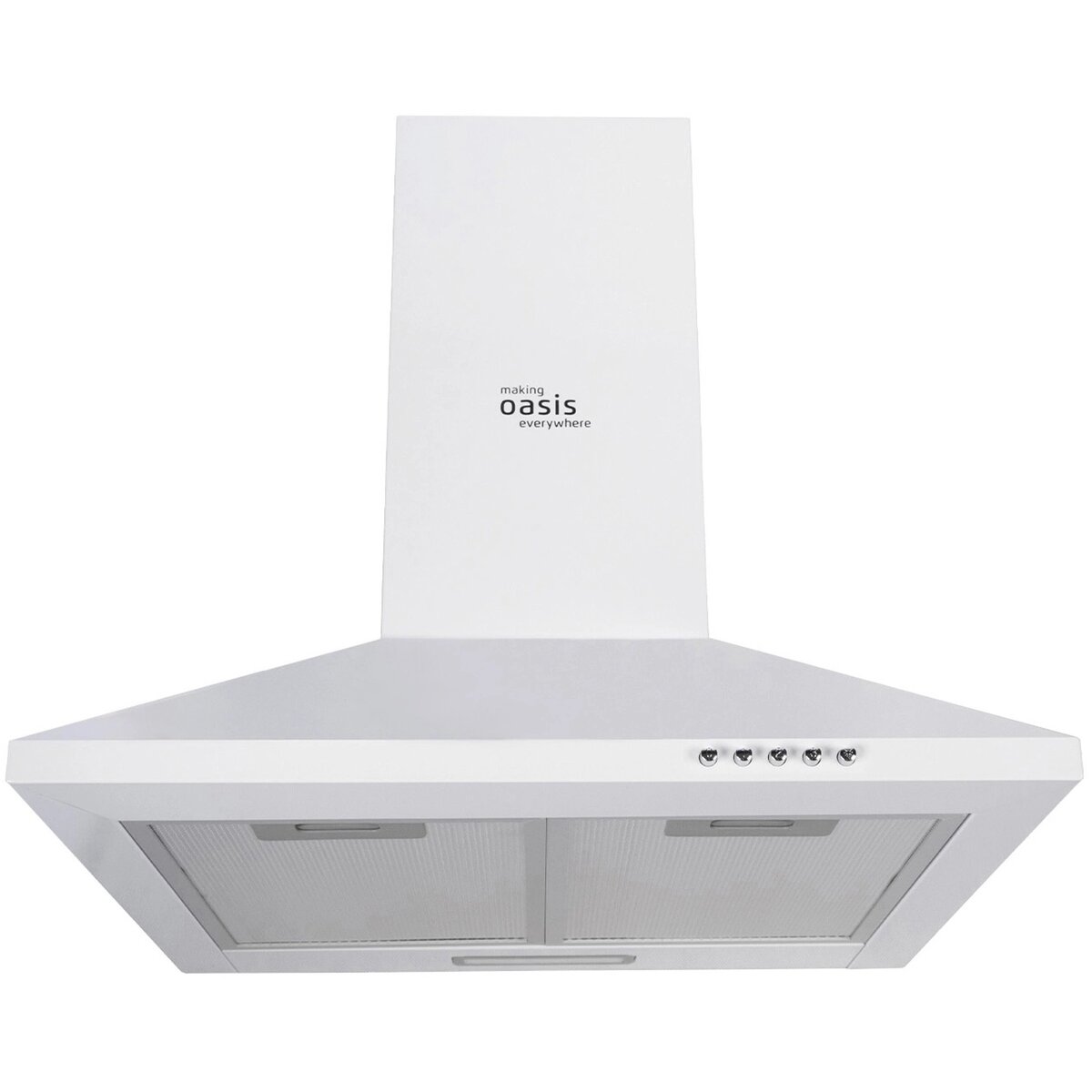 Вытяжка каминная Oasis KB-50W, белый 