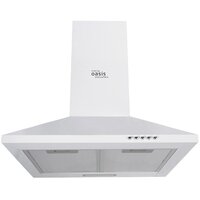 Вытяжка каминная Oasis KB-50W, белый 