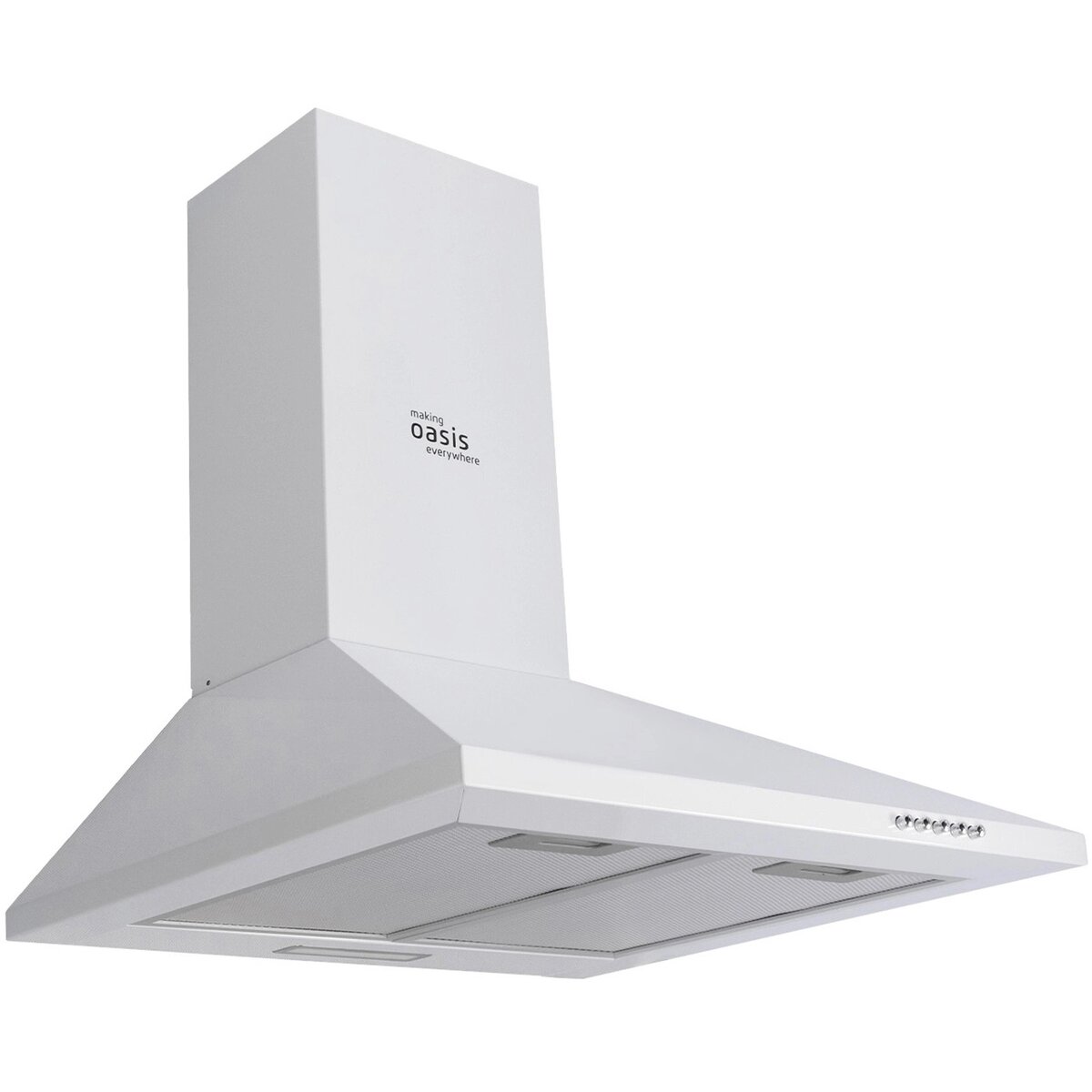 Вытяжка каминная Oasis KB-50W, белый 