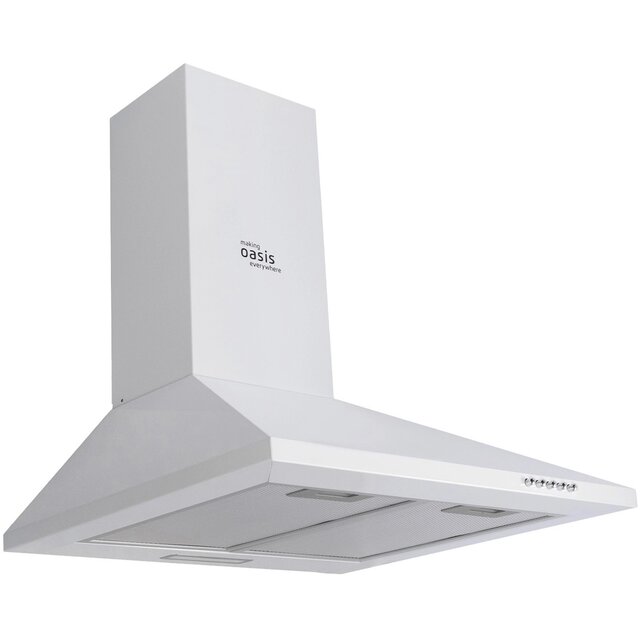 Вытяжка каминная Oasis KB-50W, белый 