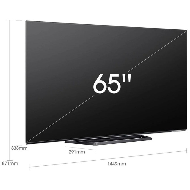 Телевизор Hisense 65  65A85H, черный