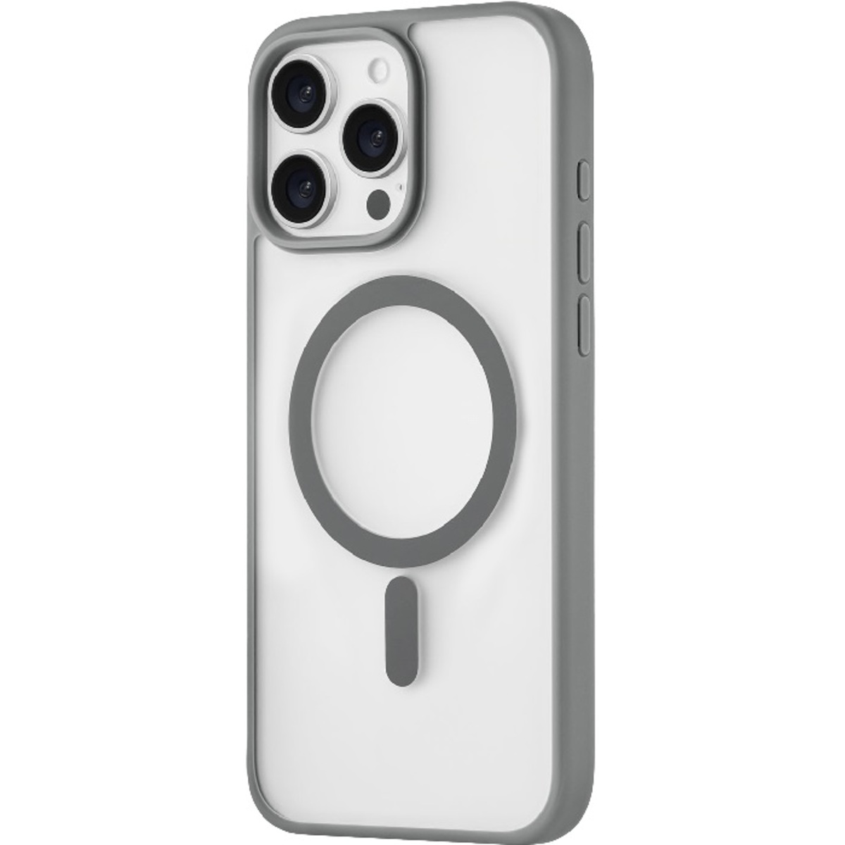 Чехол-накладка uBear Cloud Mag Case для смартфона Apple iPhone 16 Pro Max (Цвет: Grey)