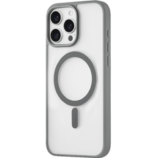 Чехол-накладка uBear Cloud Mag Case для смартфона Apple iPhone 16 Pro Max (Цвет: Grey)