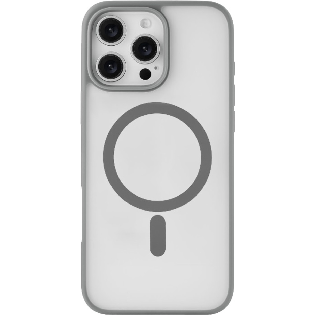 Чехол-накладка uBear Cloud Mag Case для смартфона Apple iPhone 16 Pro Max (Цвет: Grey)