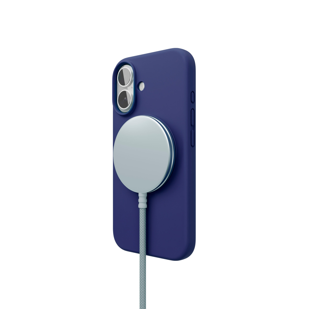 Чехол-накладка VLP Aster Case with MagSafe для смартфона Apple iPhone 16 (Цвет: Ultramarine)