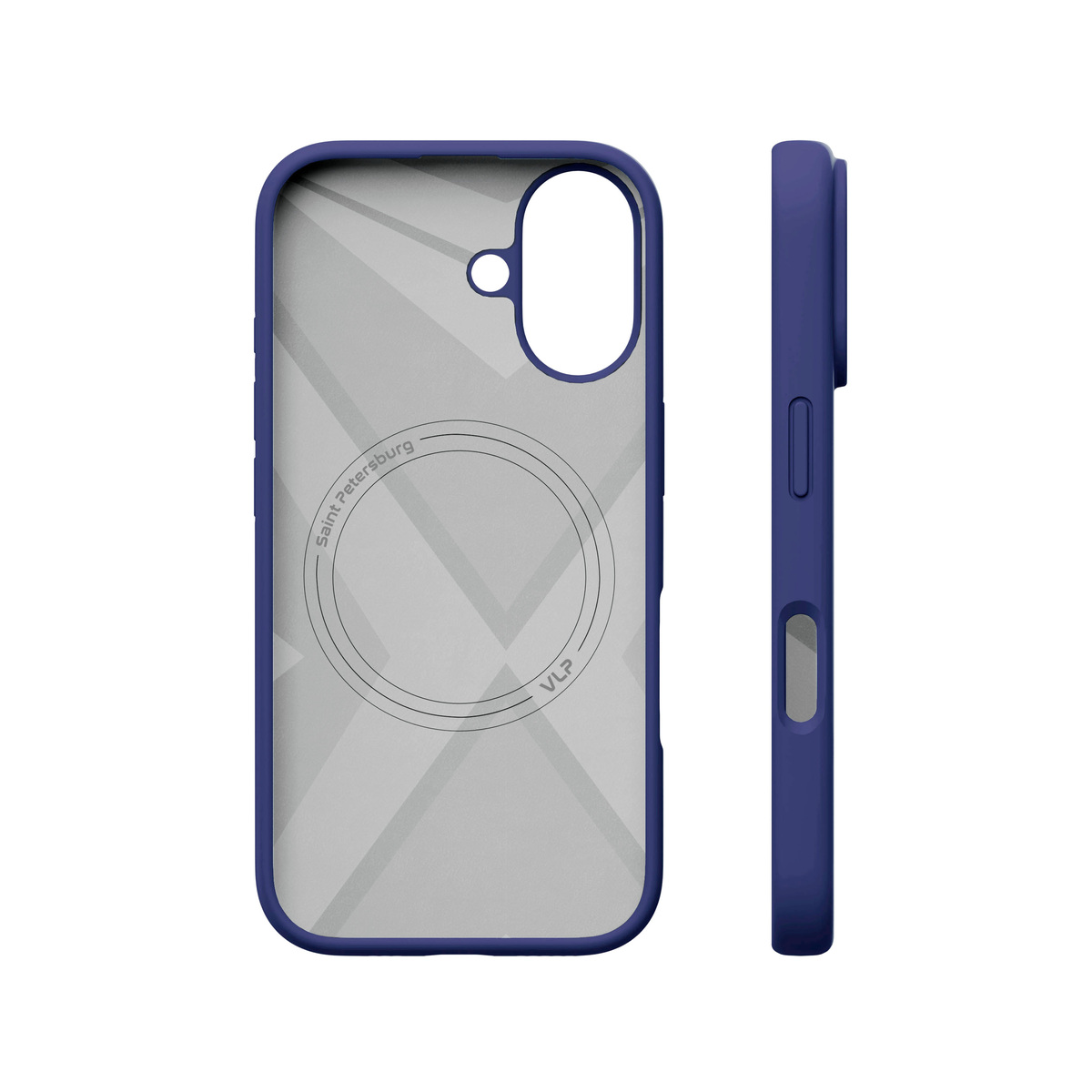 Чехол-накладка VLP Aster Case with MagSafe для смартфона Apple iPhone 16 (Цвет: Ultramarine)