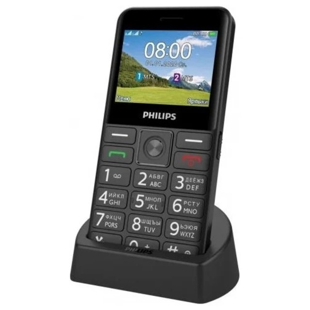 Мобильный телефон Philips Xenium E207, черный