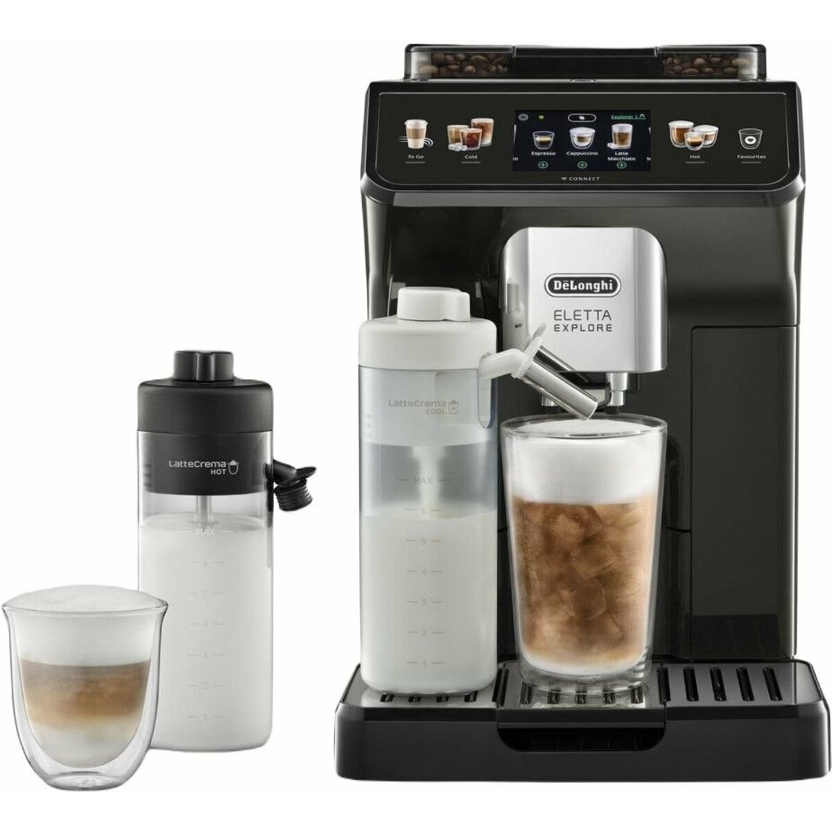 Кофемашина Delonghi Eletta Explore ECAM450.65.G, черный