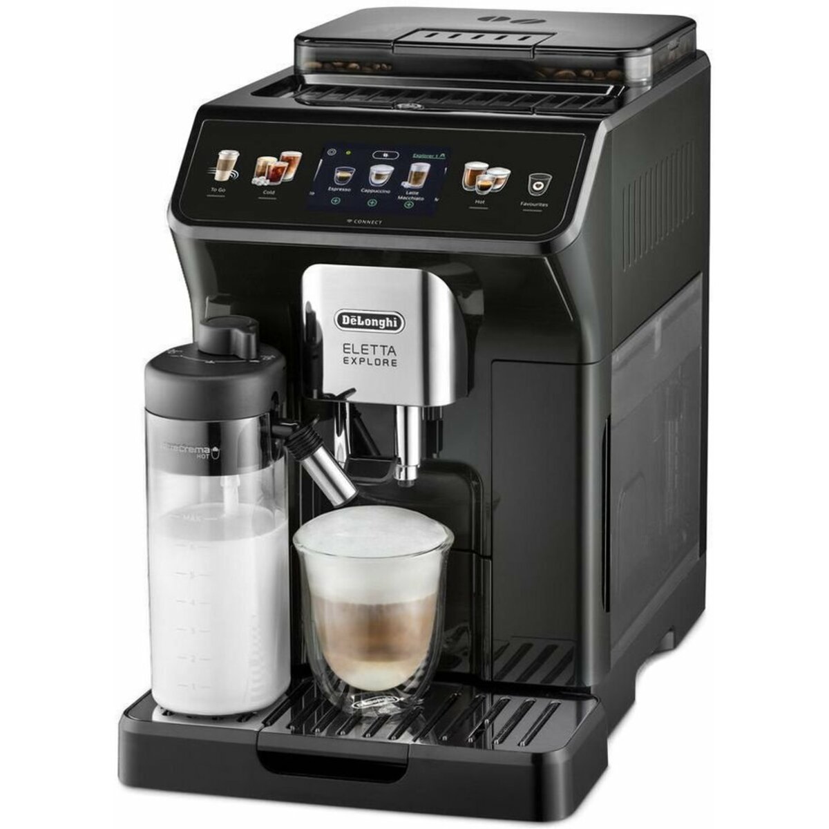 Кофемашина Delonghi Eletta Explore ECAM450.65.G, черный