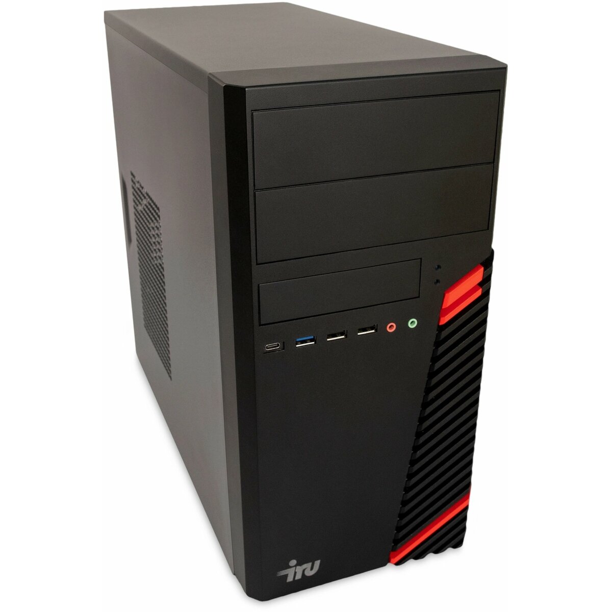 ПК IRU Planio 310H6SM (Core i3 12100F 3.3Ghz/8Gb DDR4/SSD256Gb/NVIDIA GeForce GT610 2Gb/noOS/black) 
