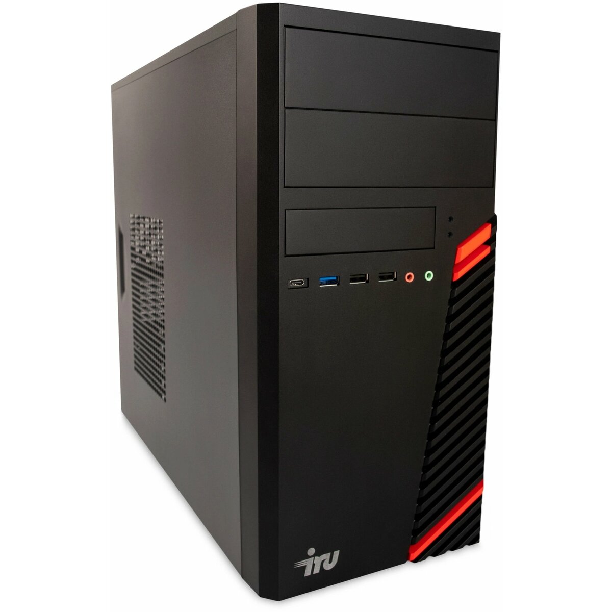 ПК IRU Planio 310H6SM (Core i3 12100F 3.3Ghz/8Gb DDR4/SSD256Gb/NVIDIA GeForce GT610 2Gb/noOS/black) 
