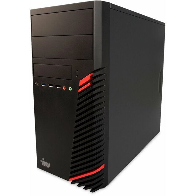 ПК IRU Planio 310H6SM (Core i3 12100F 3.3Ghz / 8Gb DDR4 / SSD256Gb / NVIDIA GeForce GT610 2Gb / noOS / black) 