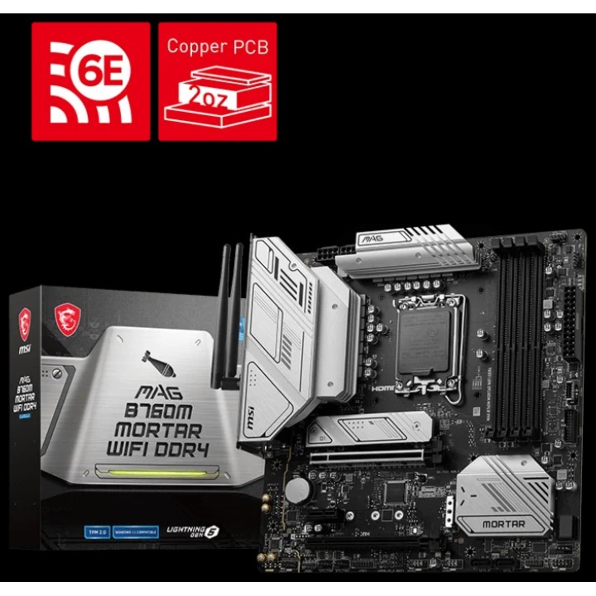 Материнская плата MSI MAG B760M MORTAR WIFI DDR4