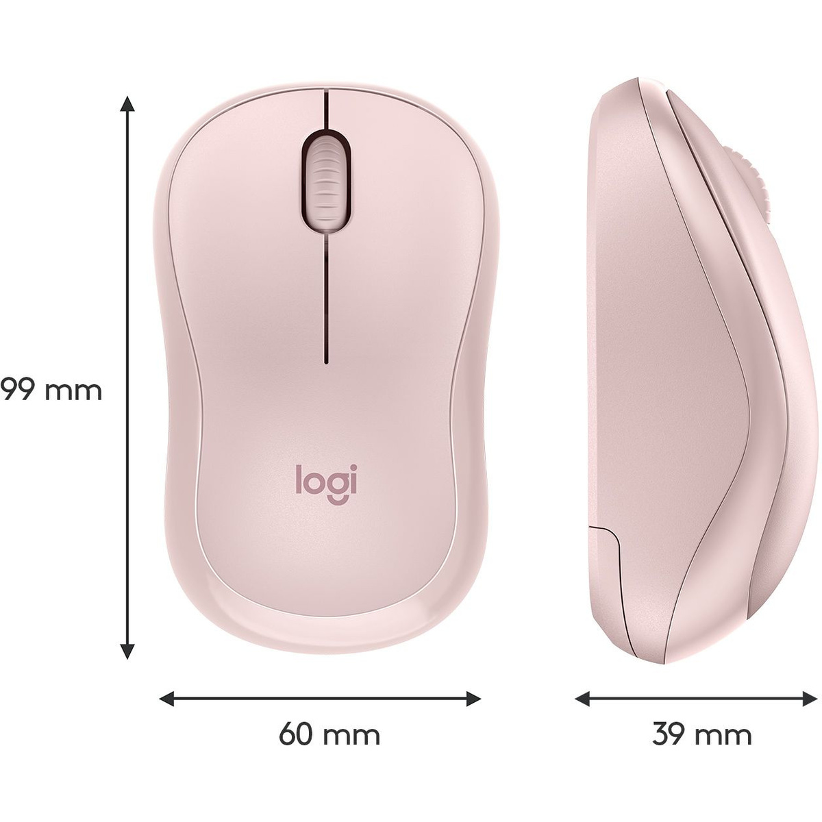 Мышь Logitech Silent M220 (Цвет: Pink)