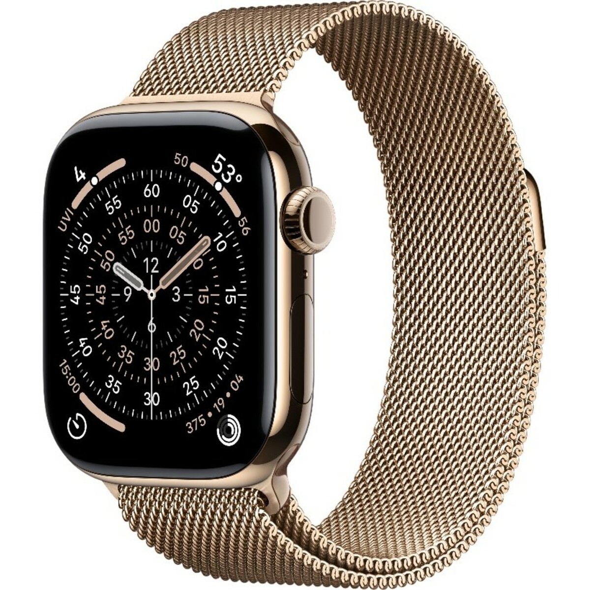 Умные часы Apple Watch Series 11 42mm Titanium Case with Milanese Loop (Цвет: Gold)
