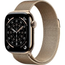 Умные часы Apple Watch Series 11 42mm Titanium Case with Milanese Loop (Цвет: Gold)