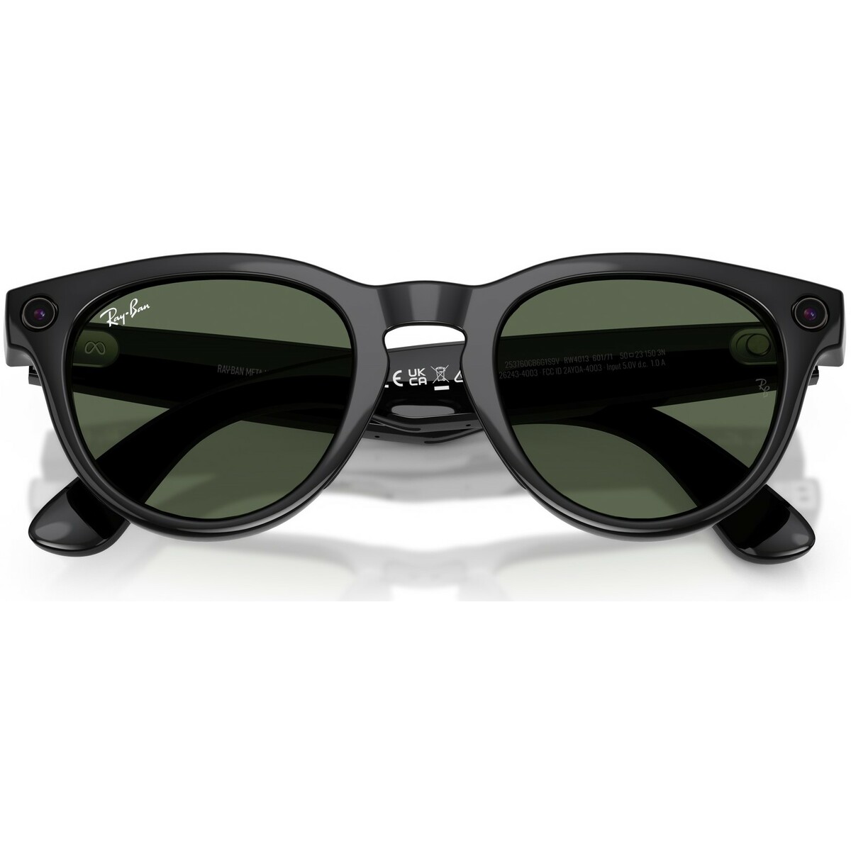 Умные очки Ray-Ban Meta Headliner RW4013 (Gen2) (Цвет: Shiny Black/G15 Green) 