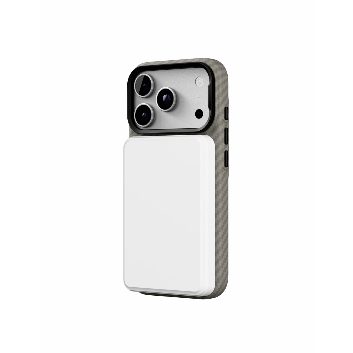 Чехол-накладка VLP Gride Case with MagSafe для Apple iPhone 18 Pro, серый