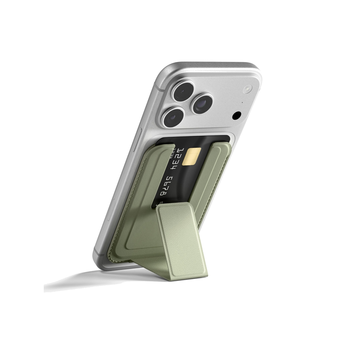 Картхолдер VLP Glide Wallet из экокожи с MagSafe, зеленый