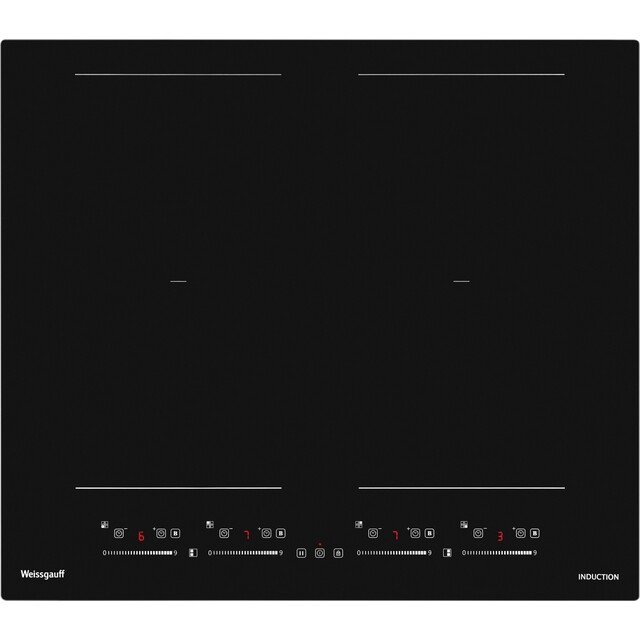 Индукционная варочная панель Weissgauff HI 644 Flex Premium, черный