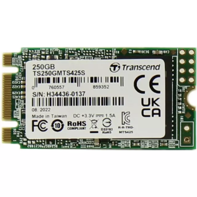 Накопитель SSD Transcend SATA III 250Gb TS250GMTS425S