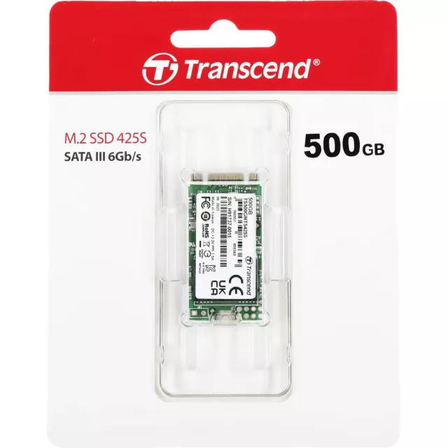 Накопитель SSD Transcend SATA III 500Gb TS500GMTS425S
