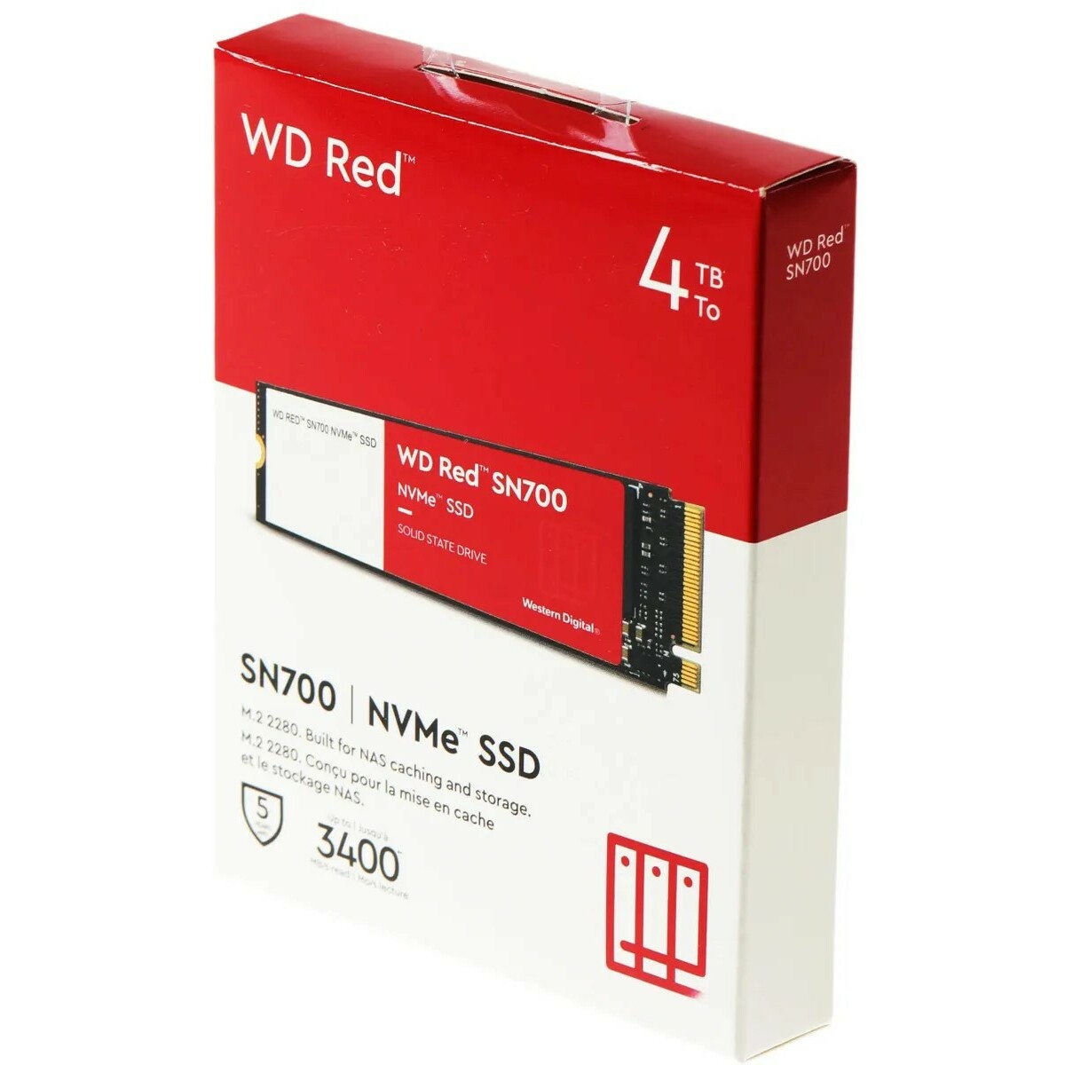 Накопитель SSD WD Original PCI-E x4 4Tb WDS400T1R0C 