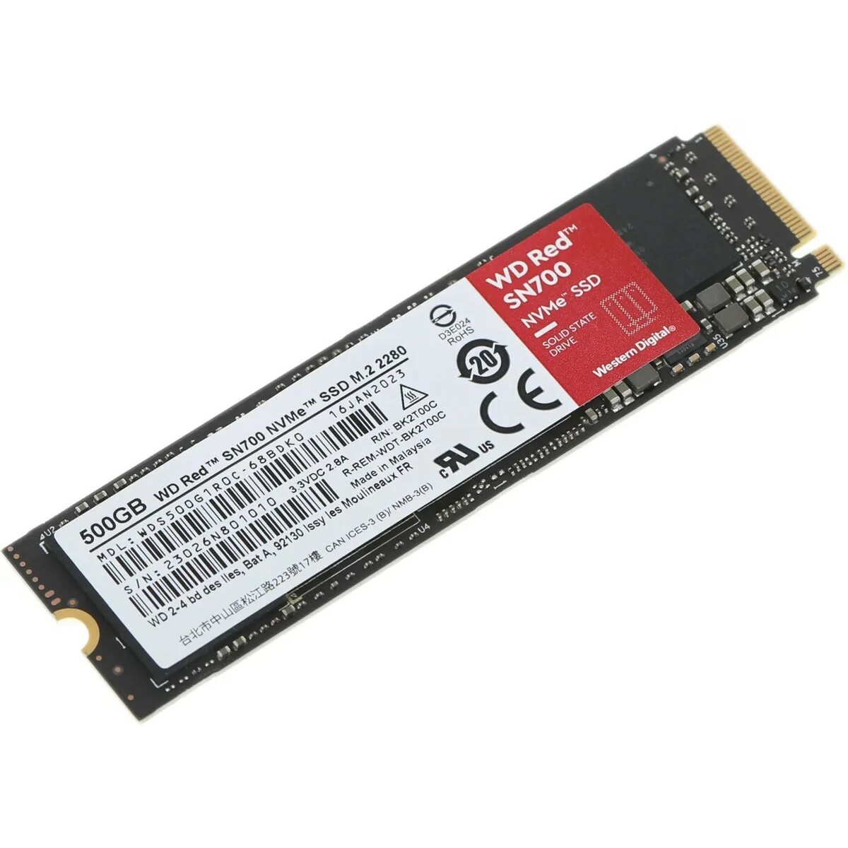 Накопитель SSD WD Original PCI-E x4 500Gb WDS500G1R0C 