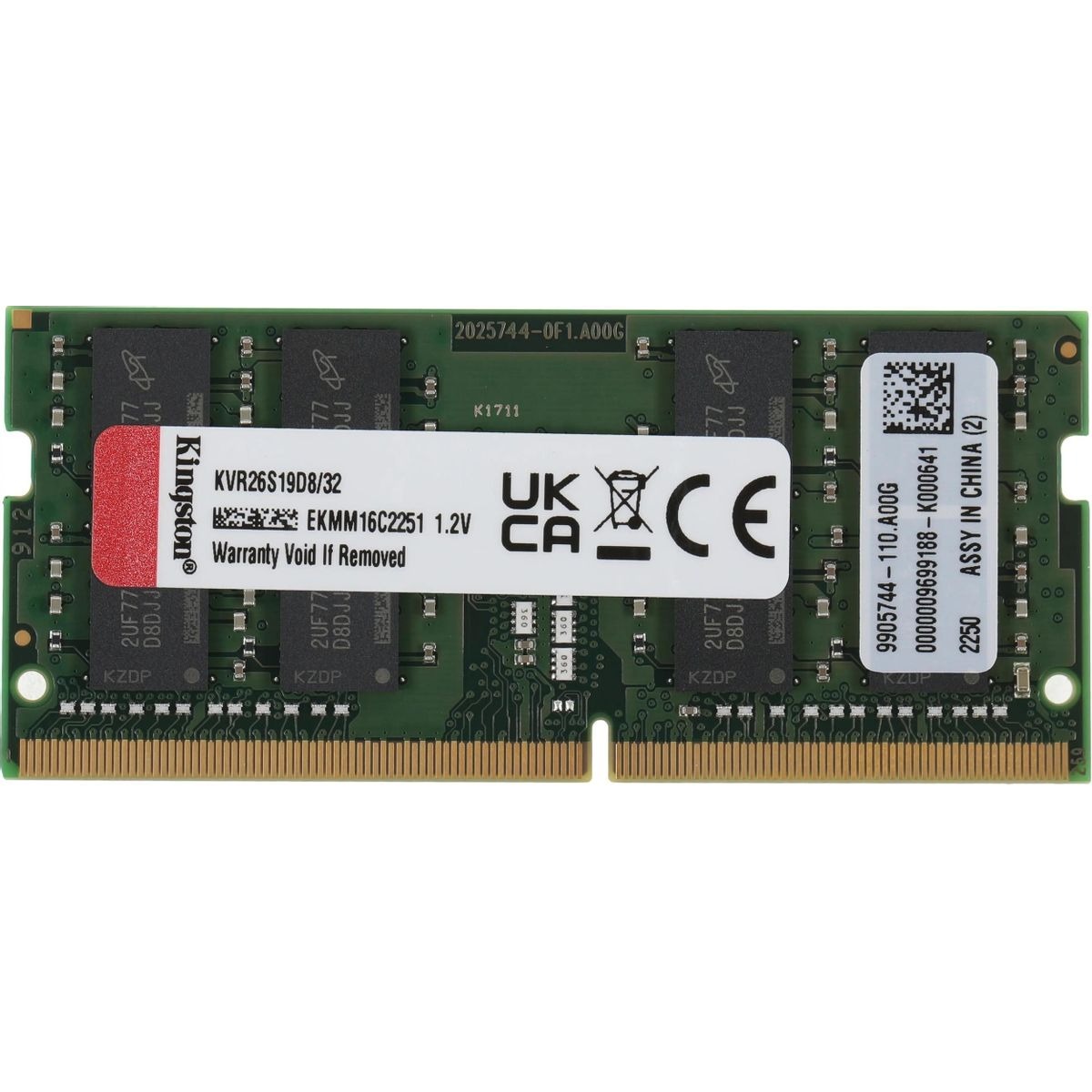 Память DDR4 32Gb 2666MHz Kingston KVR26S19D8/32