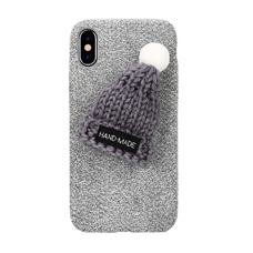 Чехол-накладка Dismac Cap Case шапка для смартфона iPhone X / XS (Цвет: Gray)