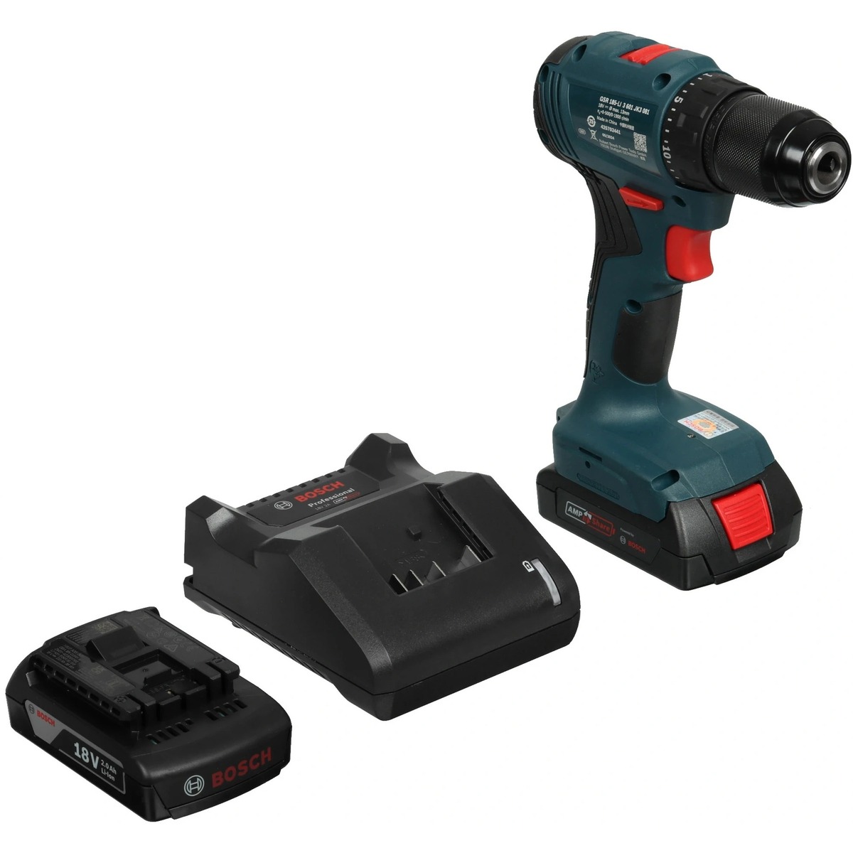 Дрель-шуруповерт Bosch GSR 185 LI (Цвет: Blue)