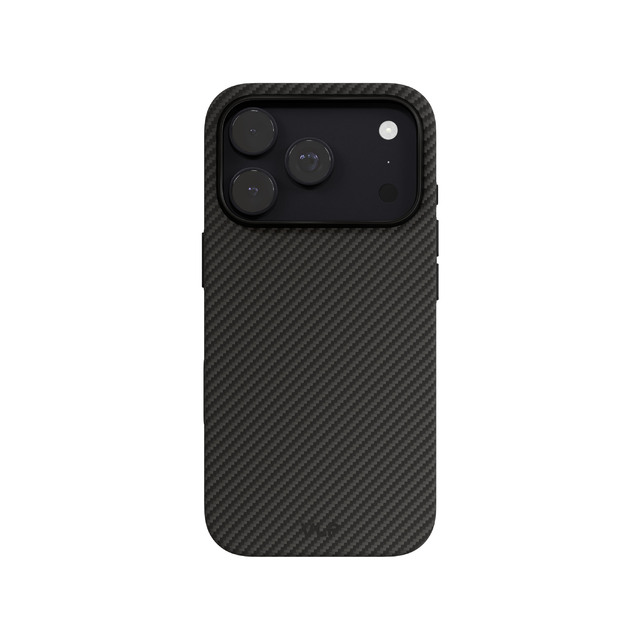 Чехол-накладка VLP Kevlar Hybrid Case with MagSafe для Apple iPhone 18 Pro, чёрный