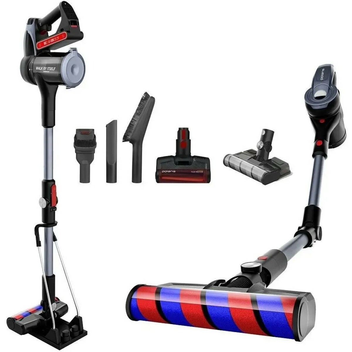 Пылесос вертикальный Polaris PVCS 7090 HandStick PRO Aqua (Цвет: Gray)
