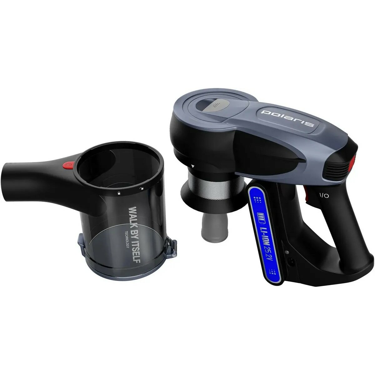 Пылесос вертикальный Polaris PVCS 7090 HandStick PRO Aqua (Цвет: Gray)