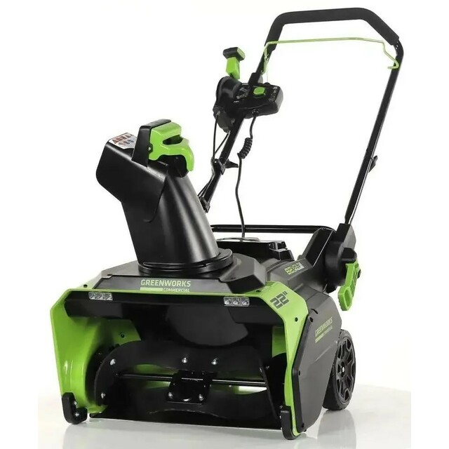 Снегоуборщик электрический Greenworks GD82STK5 (Цвет: Green) Снегоуборщик электрический Greenworks GD82STK5 (Цвет: Green)