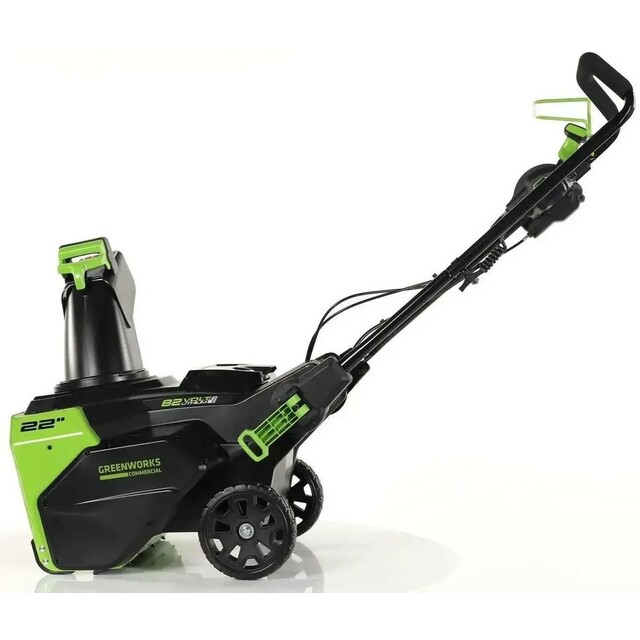 Снегоуборщик электрический Greenworks GD82STK5 (Цвет: Green) Снегоуборщик электрический Greenworks GD82STK5 (Цвет: Green)
