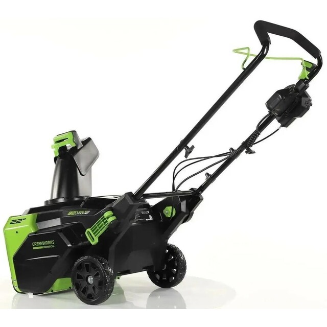 Снегоуборщик электрический Greenworks GD82STK5 (Цвет: Green) Снегоуборщик электрический Greenworks GD82STK5 (Цвет: Green)