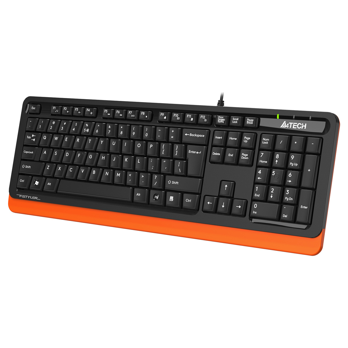 Клавиатура A4Tech Fstyler FKS10 (Цвет: Black/Orange)