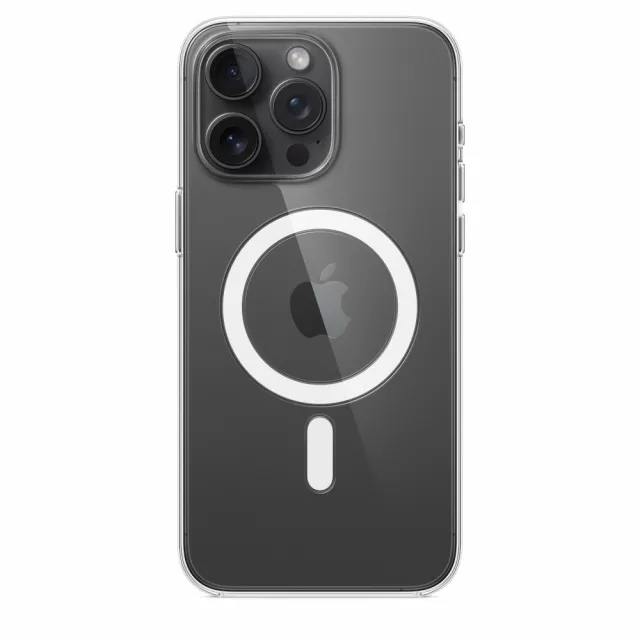 Чехол-накладка Apple Clear Case with MagSafe для смартфона Apple iPhone 15 Pro Max (Цвет: Clear)