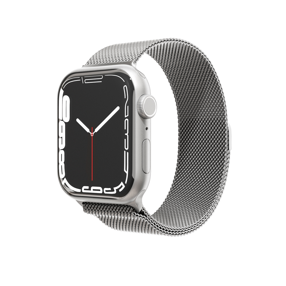 Ремешок из нержавеющей стали VLP для Apple Watch 42 / 44 / 45, cеребристый