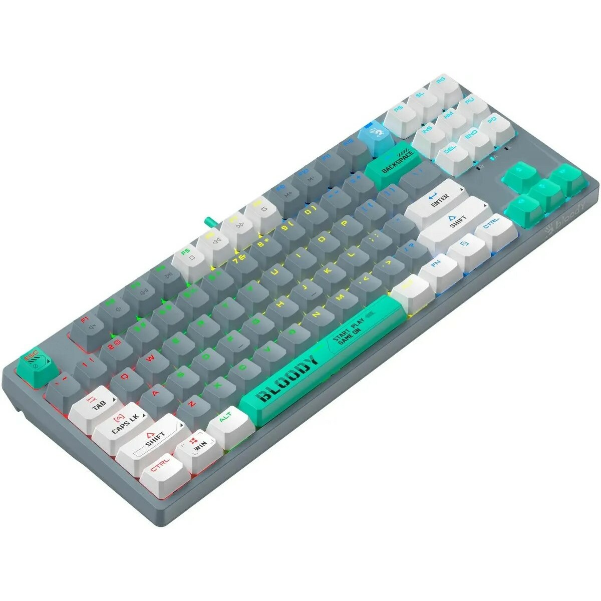 Клавиатура A4Tech Bloody S87 Energy механическая (Цвет: Gray)