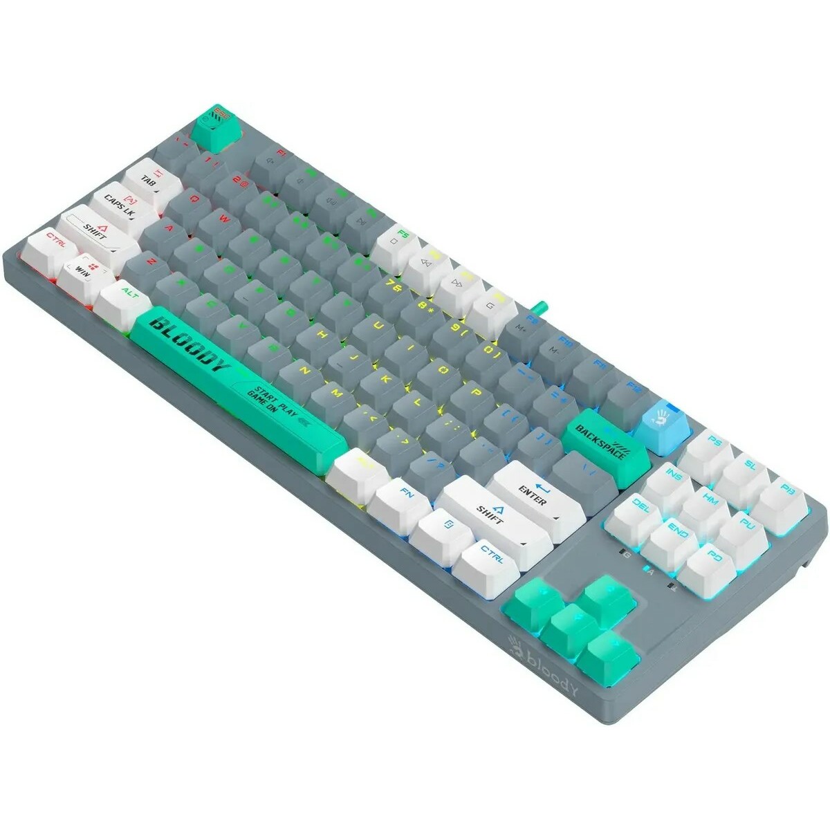 Клавиатура A4Tech Bloody S87 Energy механическая (Цвет: Gray)