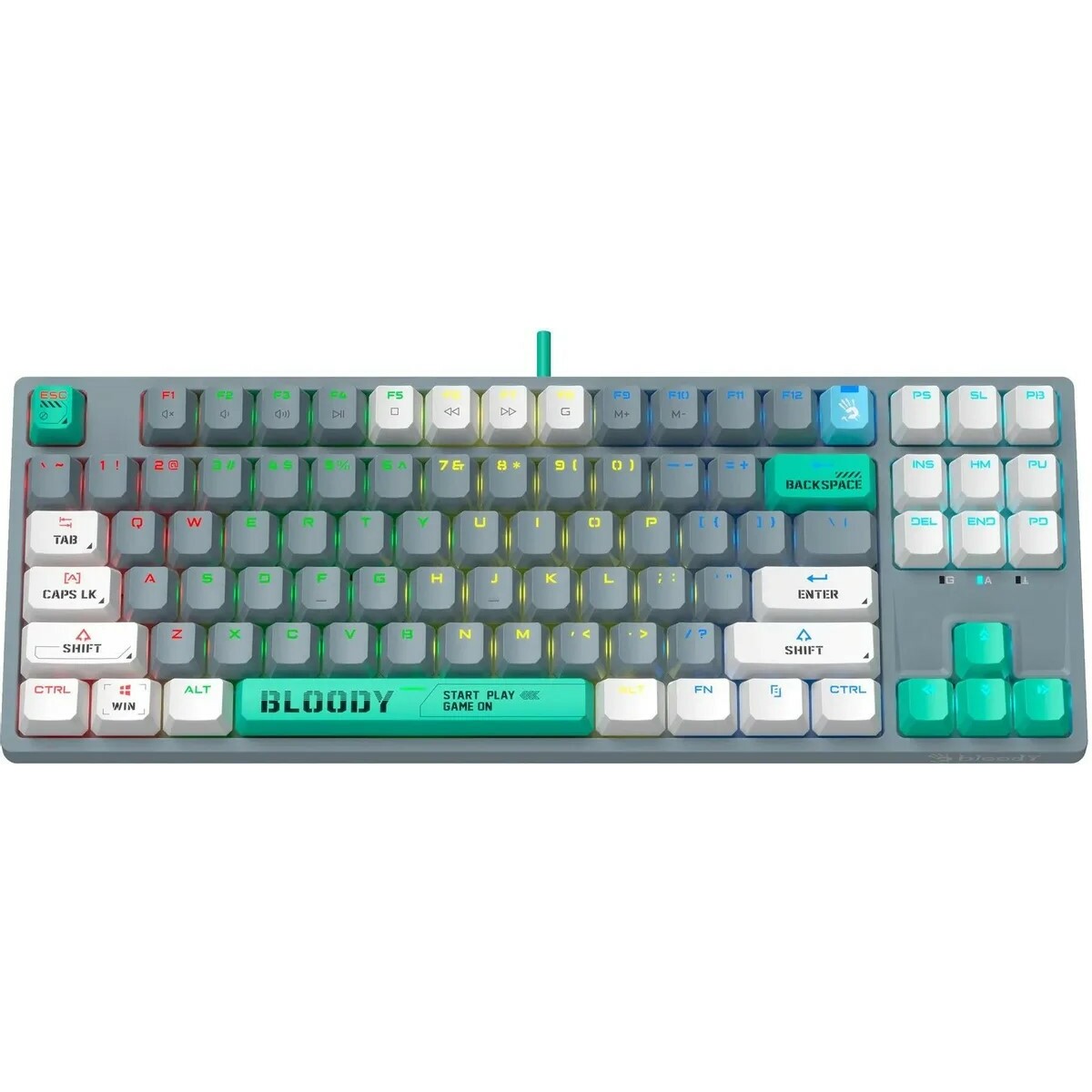 Клавиатура A4Tech Bloody S87 Energy механическая (Цвет: Gray)