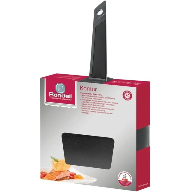 Сковорода Rondell Kontur RDA-1486 (Цвет: Graphite)