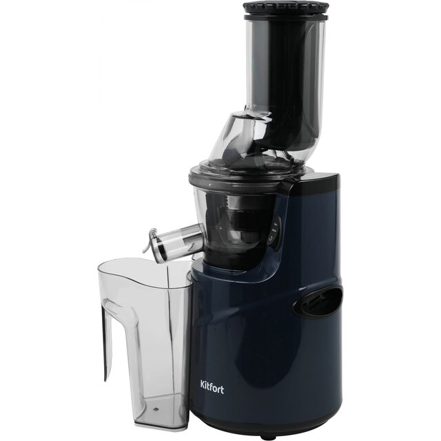 Соковыжималка шнековая Kitfort КТ-1158 (Цвет: Blue / Black)