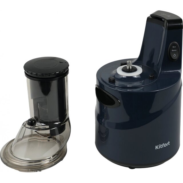 Соковыжималка шнековая Kitfort КТ-1158 (Цвет: Blue / Black)