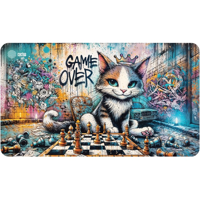 Коврик для мыши Cactus Game Over (Цвет: Picture)