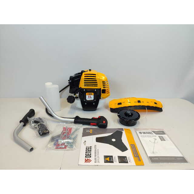 Триммер бензиновый Denzel DR-33S (Цвет: Yellow / Black) Триммер бензиновый Denzel DR-33S (Цвет: Yellow / Black)
