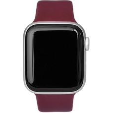 Ремешок силиконовый VLP Silicone Band Soft Touch для Apple Watch 42 / 44 mm (Цвет: Marsala)