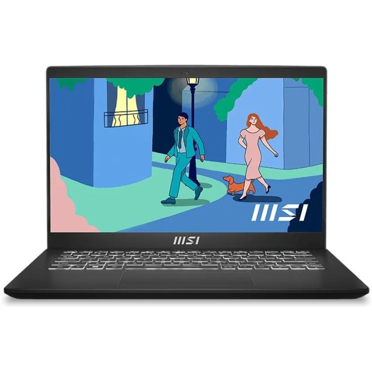 Ноутбук MSI Modern 14 C5M-011XRU Ryzen 5 5625U 8Gb SSD512Gb AMD Radeon 14 IPS FHD (1920x1080) Free DOS black WiFi BT Cam (9S7-14JK12-011)